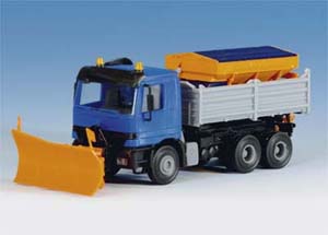 Kibri 15006 - H0 MB ACTROS with snowplough and spreader