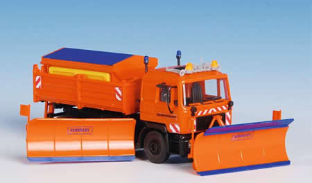 Kibri 15219 - H0 MAN motorway snowplough truck with side plough