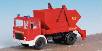 Kibri 18201 - H0 Fire brigade MAN 2-axle skip loader