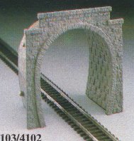 Kibri 34103 - H0 Tunnel portal, single track