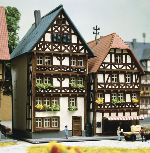 Kibri 36404 - Z Half-timbered houses Fritzlar, 2 pieces