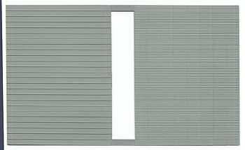 Kibri 37972 - N Corrugated eternit panel and metalroofing plate, ca. L 20 x W 12 cm
