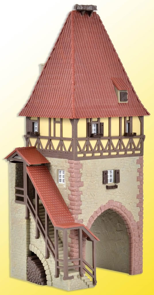 Kibri 38470 - H0 Timber-framed tower with gate