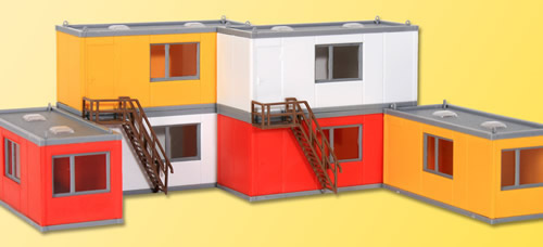 Kibri 38627 - H0 Building container, 6 pieces