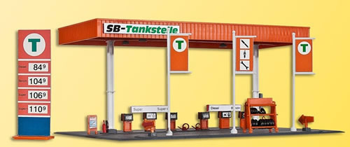 Kibri 38705 - H0 Self-service petrol station