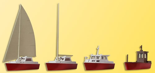 Kibri 39160 - H0 Boat set