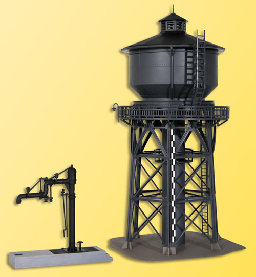 Kibri 39328 - H0 Water tower with water crane