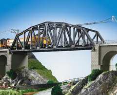Kibri 39700 - H0 Steel arch bridge, single track