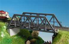Kibri 39701 - H0 Steel truss bridge, single track
