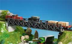 Kibri 39702 - H0 Framework steel bridge, single track