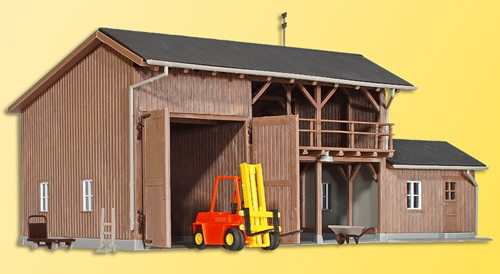 Kibri 39815 - H0 Toolshed with forklift