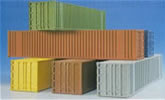 H0 40 ft container, 6 pieces