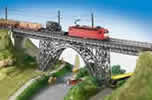 H0 Steel girder viaduct Müngstertal, single track