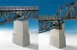 H0 Universal brick-built bridge centre pillar,height variable