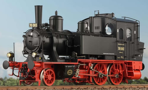 KM1 107023 - German Steam Locomotive BR 70 052, Ep. IIb, Rbd. Regensburg Passau, NEM