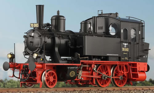 KM1 107024 - German Steam Locomotive BR 70 006, Ep. IIc, Rbd. München Ingolstadt, NEM