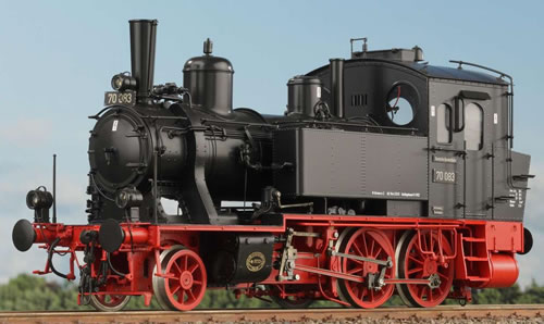 KM1 107025 - German Steam Locomotive BR 70 012, Ep. IIIa, ED München, Bw Rosenheim, NEM