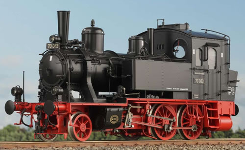 KM1 107026 - German Steam Locomotive BR 70 025, Ep. IIIb, BD München, Bw Treuchtlingen, NEM