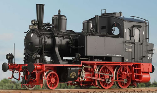 KM1 107027 - German Steam Locomotive BR 70 083, Museum, BD München, Bw Landshut, NEM