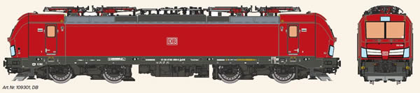KM1 109301 - German Electric Locomotive VECTRON of the DB AG