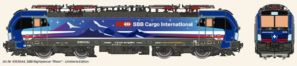 KM1 109304A - Swiss Electric Locomotive VECTRON of the SBB