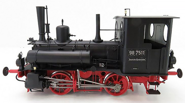 KM1 109813 - German Steam Locomotive ex 98 7512, DB Ep. IIIa, ED Mainz, Bw Mainz, NEM