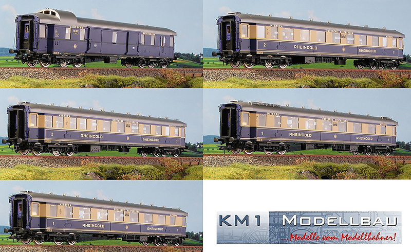 KM1 202807 - Rheingold Five Coach Set