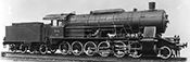 German Steam Locomotive BR 59 of the DRG