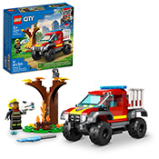 60393 City 4x4 Fire Engine Rescue Truck