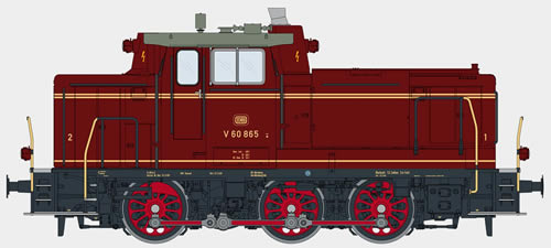 LenzO 40140-01 - Diesel locomotive V60 Ep. III