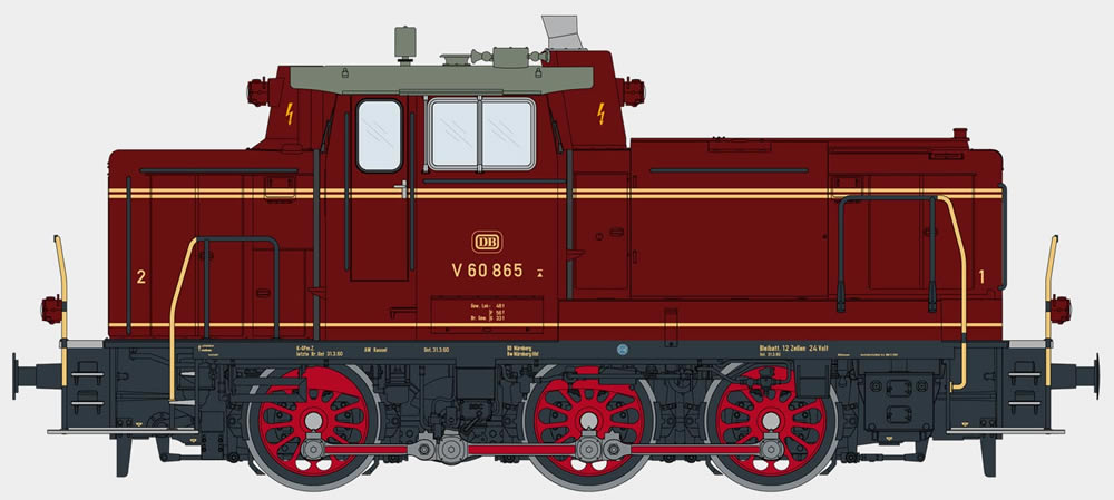 Download LenzO 40140-01 - Diesel locomotive V60 Ep. III