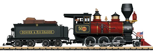 LGB 20280 - US Steam Locomotive of the D & RGW (Sound)