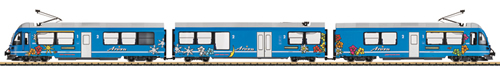 LGB 21225 - Swiss Allegra Powered Rail Car Train, Blue of the RhB