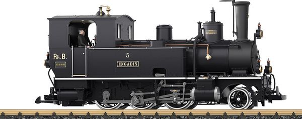 LGB 26275 - Swiss Steam Locomotive Engadin of the RhB (Sound Decoder)