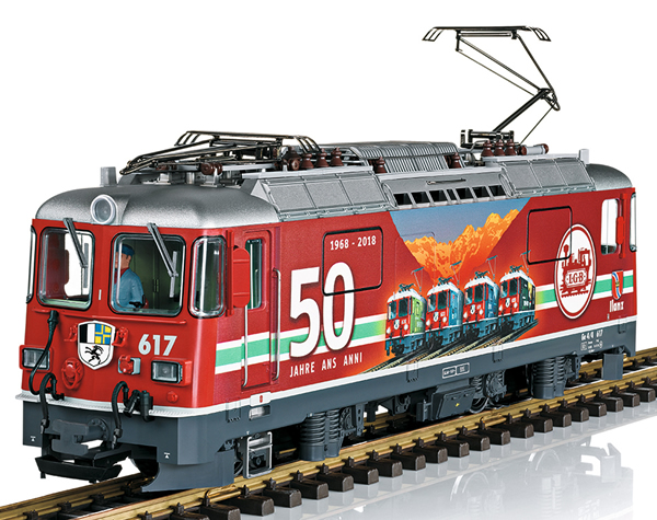 LGB 28443 - Swiss Electric Locomotive Ge 4/4 II of the RhB 50 years LGB (Sound)