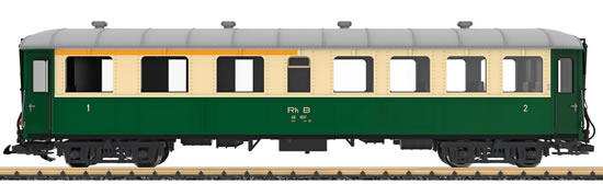 LGB 31522 - RhB Passenger Car, 1st/2nd Class