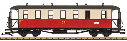 LGB 36352 - German Museum Railway Schönheide Passenger Car of the DR 