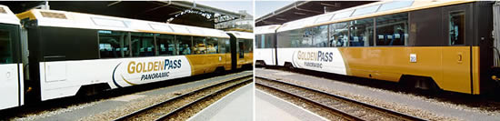 LGB 39666 - 2pc Golden Pass Panorama Passenger Car Set 
