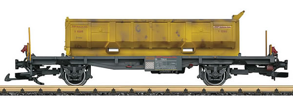 LGB 40895 - RhB Container Transport Car with Waste Removal Hopper