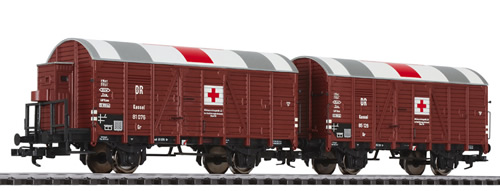 Liliput 230136 - Auxiliary Ambulance Wagon Set DR Ep.II