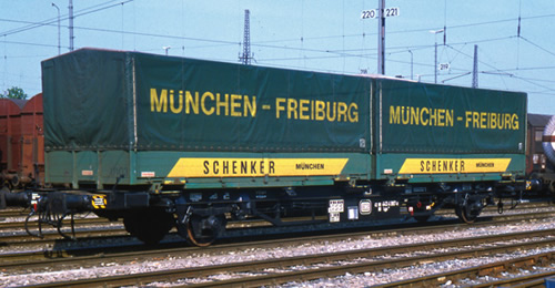 Liliput 265220 - German Container Wagon of the DB