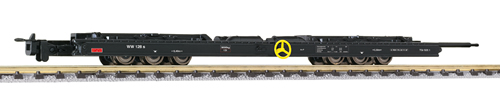 Liliput 291906 - wagon transporter neutral black with wagon nb