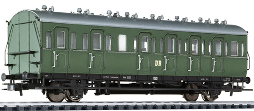 Liliput 334044 - coach 2-axle 2nd Class., Bp. 541-205 DR epoch III