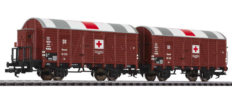 Liliput 230136 German Ambulance Wagon Set DRGEp.II WWII German HO Scale