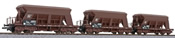 3pc gravel hopper wagon set