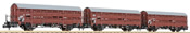 3pc Freight Car Set type Hbes 358
