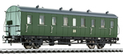 coach 2-axle  2nd Class, Bp. 540-364 DR epoch III