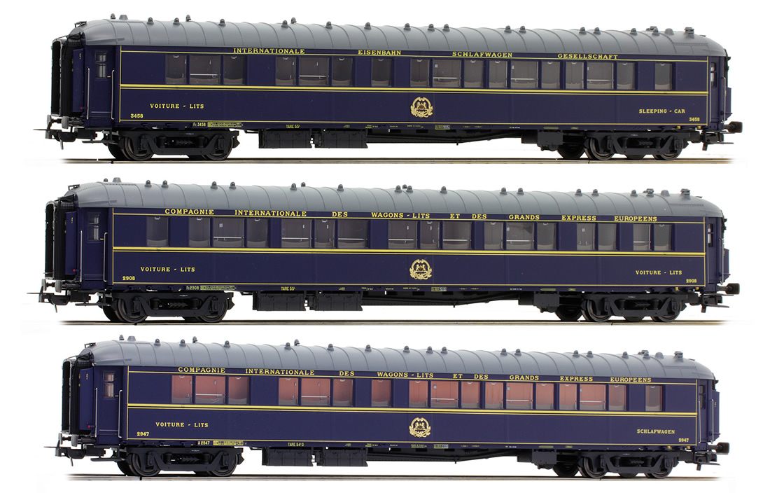 LS Models 49135 - Orient Express 3pc Sleeping Car 1/2 