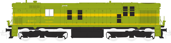 Mabar M-81311s - Spanish Diesel Alco Locomotive 1305 of the RENFE (DCC Sound Decoder)