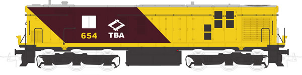 Mabar M-81314s - Spanish Diesel Alco Locomotive 654 of the TBA (DCC Sound Decoder)